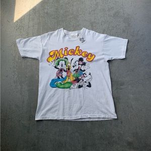 Vintage 90's Disney Mickey Hawaiian Graphic Tee